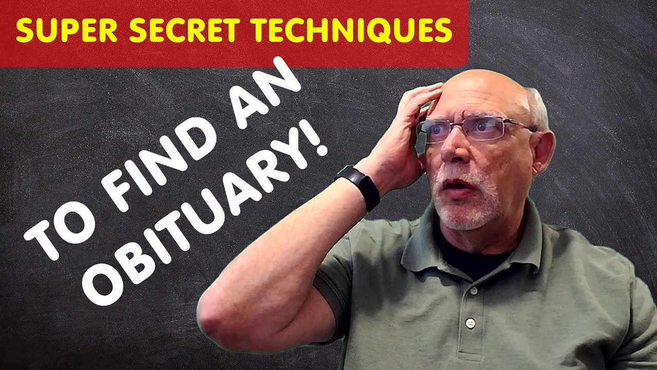 Obituary Locate Investigations for Private Investigator | Private Investigator OSINT Training Video