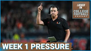 Miami @ Florida: MORE pressure on Mario Cristobal's Hurricanes in Week 1 l College Football Podcast