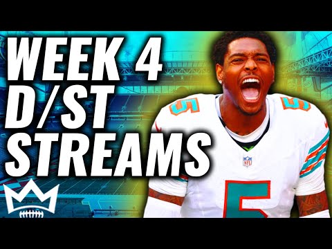 Fantasy Football Defense Rankings Week 4