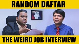 Random Daftar The Weird Job Interview  #SketchComedy