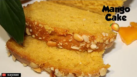 EASY MANGO CAKE|| Easy Mango Loaf Recipe