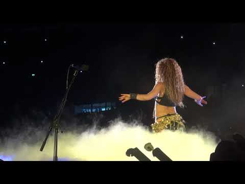 Shakira Oryantal Göbek Dansı  (Istanbul, 11 Temmuz - El Dorado World Tour) HD