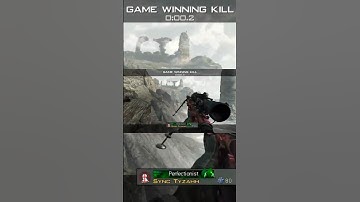 I Hit This CRAZY Bounce Trickshot on MW3!!! #cod #mw3 #trickshot #IW5 #plutonium #shorts #ytshorts