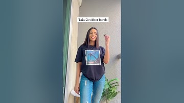 Easy hack to tuck your oversized T-shirt #shorts #shortsindia