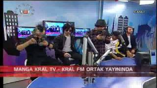 MaNga live interview on KRAL  03.06.2010 Part 1