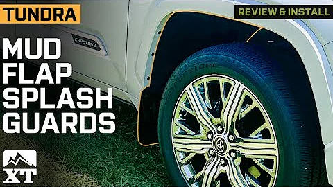 2022-2024 Tundra Mud Flap Splash Guards Review & Install