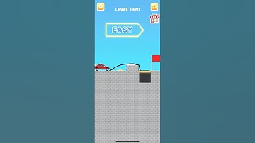 Draw bridge puzzle game level 1970  #gaming #drawing #Shorts