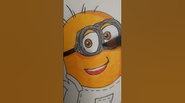 Drawing Minions #shorts #cartoondrawing #despicableme #bob #cartoon