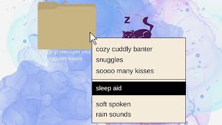 [F4A] sappy gf keeps you awake with kisses [sleep aid] [asmr roleplay] screenshot 4