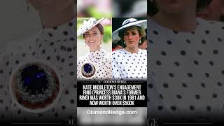 Kate Middleton and Princess Diana Engagement Ring #katemiddleton #princessdiana #princewilliam