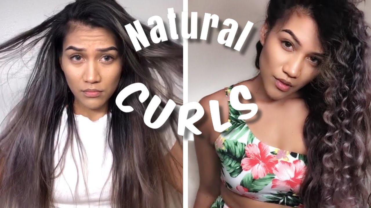 Healthy Natural Curls NO HEAT CURLS Rubber Band Curls YouTube
