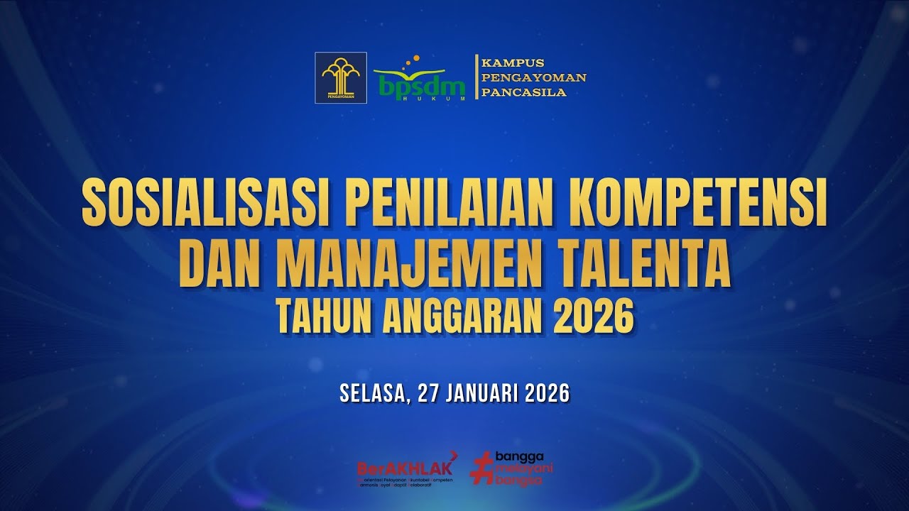 “Live Sosialisasi TA 2026: Membangun SDM Unggul melalui Penilaian Kompetensi & Manajemen Talenta”