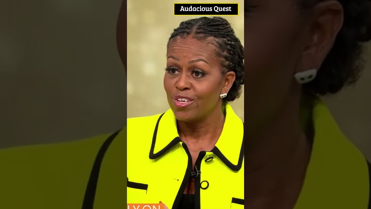 Michelle Obama Answers A Personal Question Shorts Michelleobama Audaciousquest