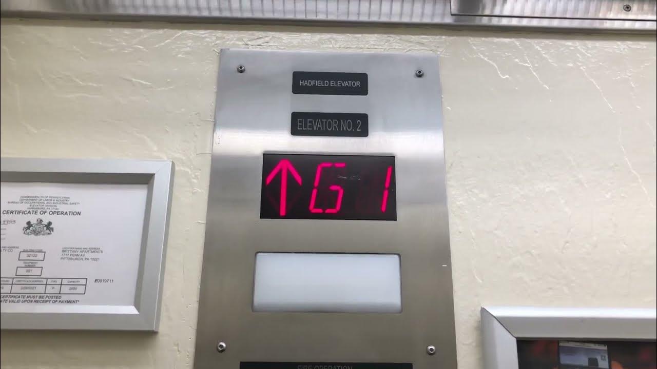Hadfield traction Elevators Pittsburgh, PA YouTube