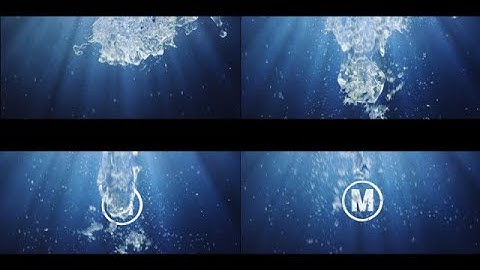 Water Splash Logo After Effects Templates