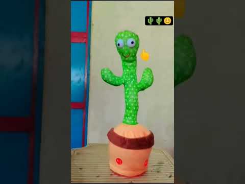 Fun interactive cactus toy for kids! musics, sings and flashes colorful lights 🌵🌵cactus toy 🧸🌵😂😊