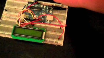 Arduino UNO: 16x2 LCD Tutorial 8.4.2011 | Read Description!