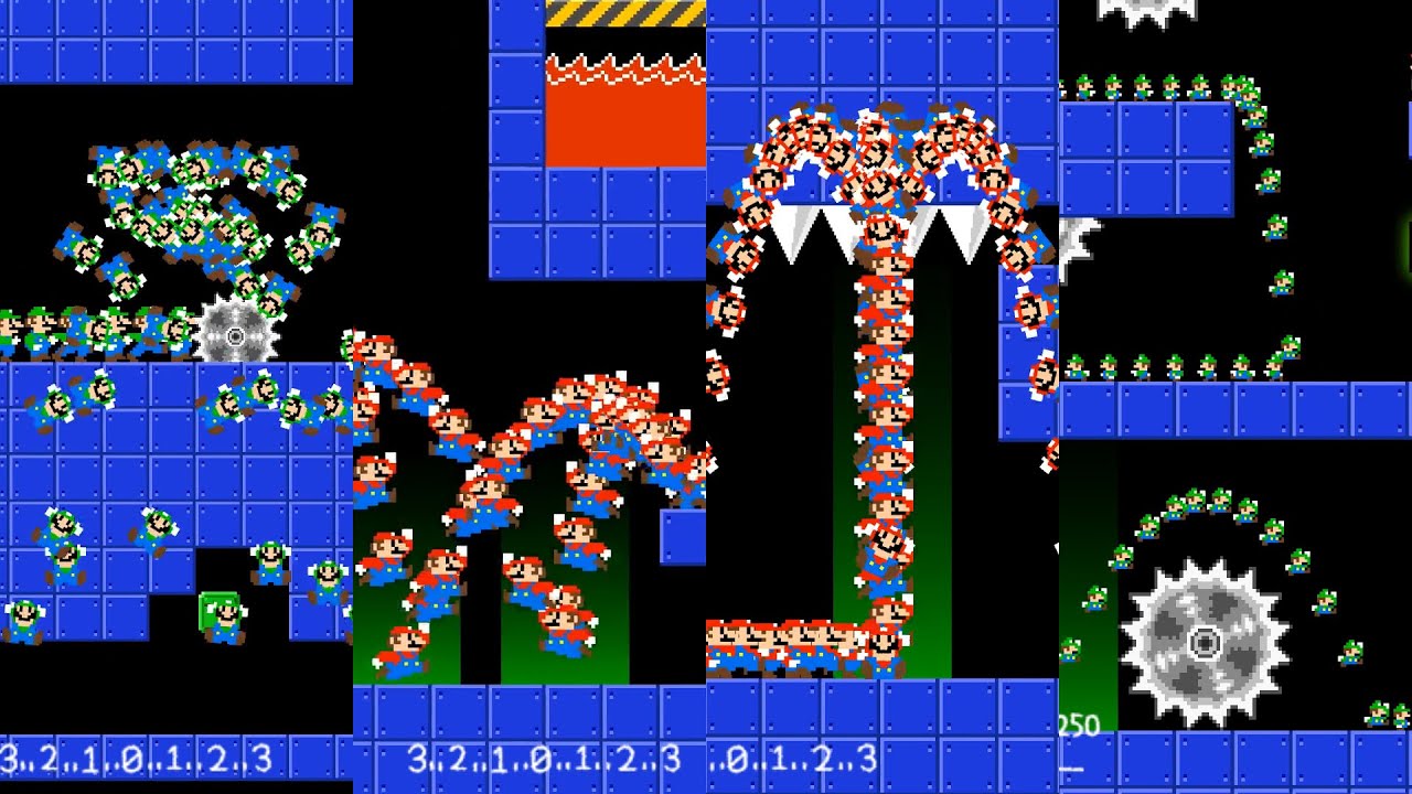 9999 Marios & Luigi: FUNNY 8-Bit Animation Compilation! - YouTube