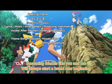 Pokémon (2019) - OP1 "1, 2, 3" | Fan-made English Ver. (Megami33 & Mark de Groot) [NEW V2]