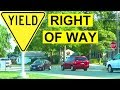 How To Yield The Right Of Way: 4-Way Stop Basic Rules & Best Practices For Safe Driving To Pass Test