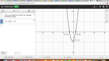 Desmos and multiplying binomials