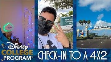 DCP VLOG | CHECK-IN TO A 4x2 | FLAMINGO CROSSINGS VILLAGE | DISNEY COLLEGE PROGRAM 2022