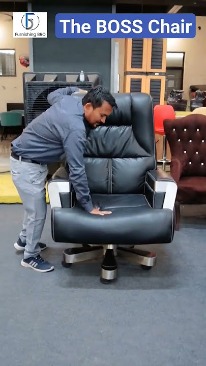 BOSS Office Chair #reels #officechair #chair #boss #luxurychairs #RevolvingChair #shorts