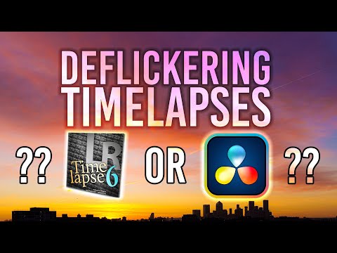 Comparing LRTimelapse and DaVinci Resolve Studio for DEFLICKERING timelapse footage