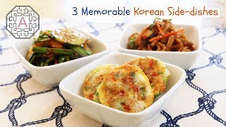 3 Korean Side Dishes Series #10 - Memorable (반찬, BanChan) | Aeri's Kitchen