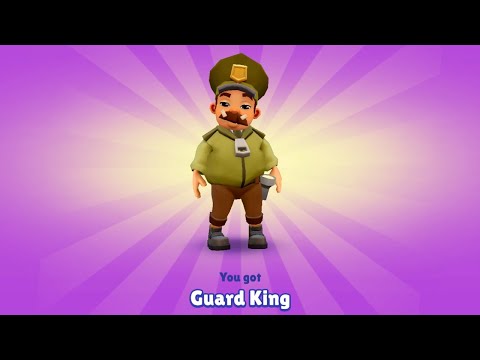 Subway Surfers Classic - Guard King New Character Update All Characters Unlocked All Boards Gameplay