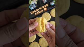 Thandai Cookies 🌸✨ melt-in-mouth texture, Crispy edges, soft center &amp; full thandai flavor! #shorts