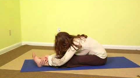 Yoga Forward Fold for Lower Back