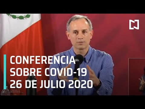 Conferencia Covid-19 en México - 26 de Julio 2020