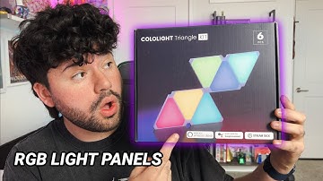 BETTER THAN NANOLEAFS? - Cololight Triangle Unboxing, Set up, and Review
