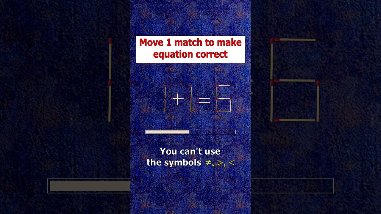 Fix The Equation By Moving 1 Stick Shots Puzzles Logicpuzzles Mathspuzzle Hindipuzzles