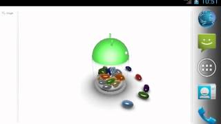 3D Jelly Bean Live Wallpaper screenshot 1