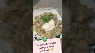 Qaymoqqa toyingan chuchvaralar🫠😋🤗 #food #pizza #ramadan #ифтар #cake #milliyfoods #vkusnotella
