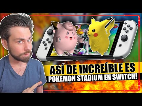 Así de  INCREÍBLE Y DIVERTIDO es Pokémon Stadium en Nintendo Switch! MINIJUEGOS!!