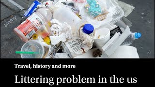 Littering problem in the US