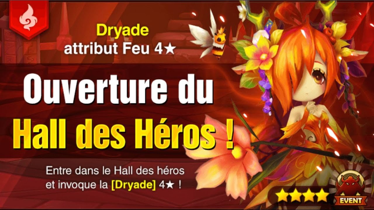 🔴 BONNE NOUVELLE ! HOH DRYADE FEU   -  Summoners War FR