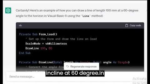 Chatgpt can write visual basic 6 code