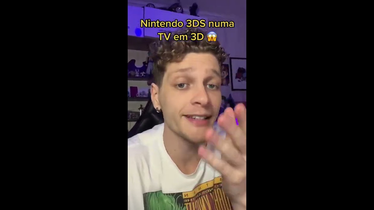 NINTENDO 3DS numa TV 3D !!! #shorts 