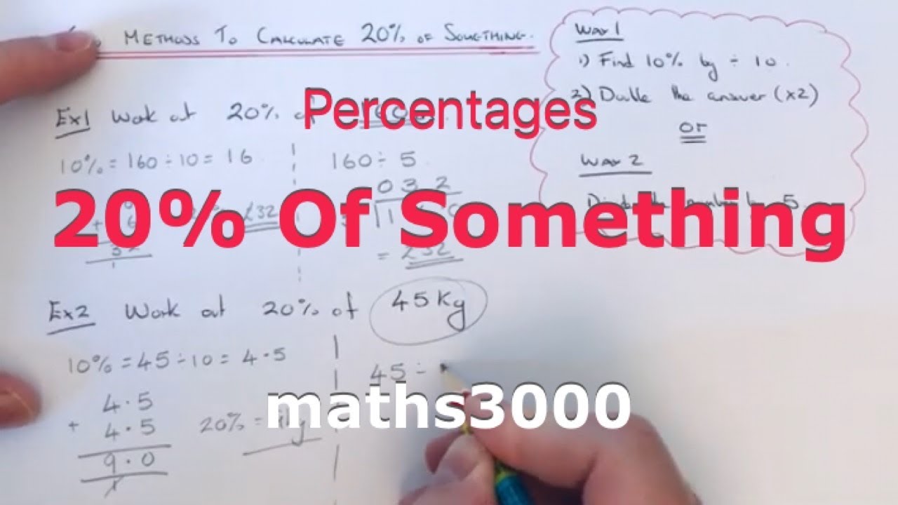 20-two-ways-to-find-out-20-of-a-number-examples-20-of-160m-and-20