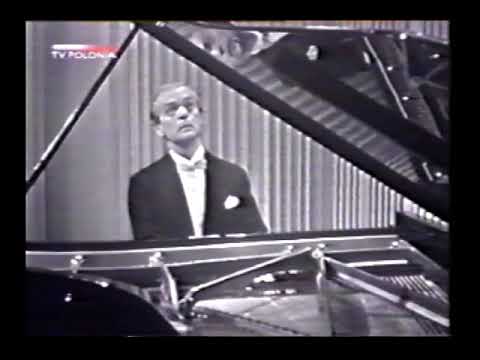 Witold Małcużyński plays Chopin Ballade # 2 op 38 Warsaw 1964