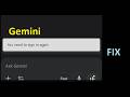 "You need to sign in again" Google Gemini Account fix