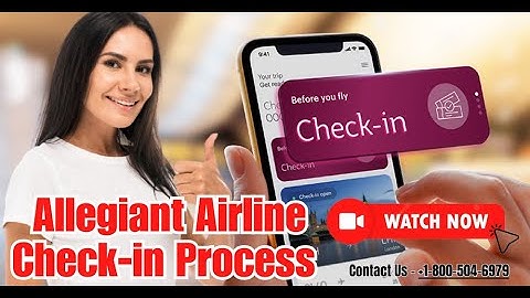Allegiant Airline Check-in Process | Full Dtail | Watch Full Video