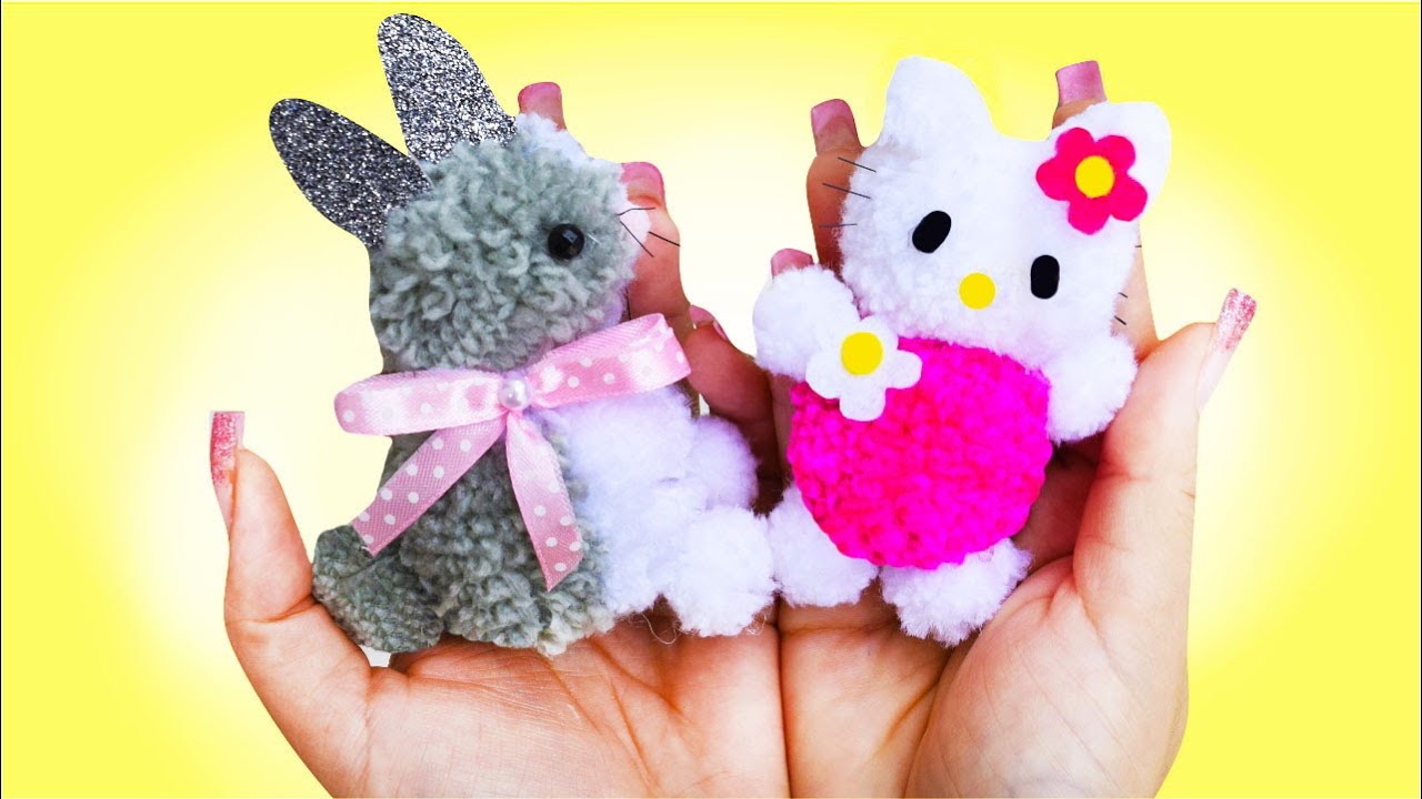 POMPOM DE LÃ| 6 IDEIAS FOFAS E FÁCEIS COM POMPOM | IDER ALVES