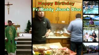 Happiest Birthday Celebration to Fr. Raldy Jhack Diaz celebrating his Birthday today