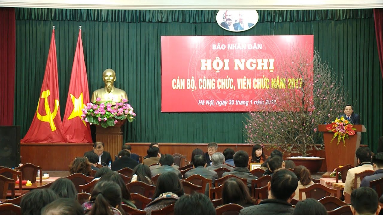Tập thể cán bộ Báo Nhân Dân quyết tâm thực hiện thắng... - youtube