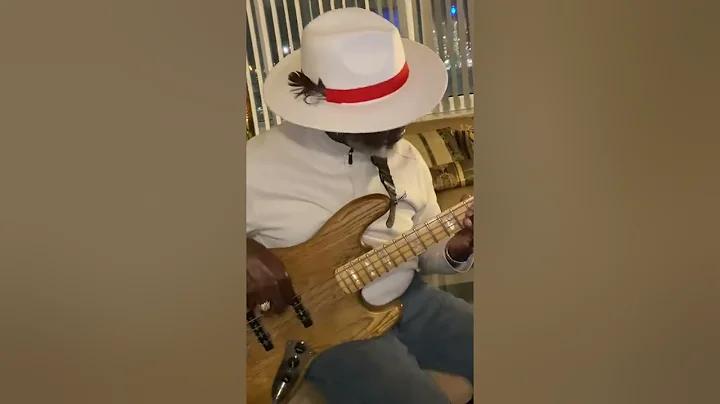 Husband Derrick Crouch playing for his wife all ab...